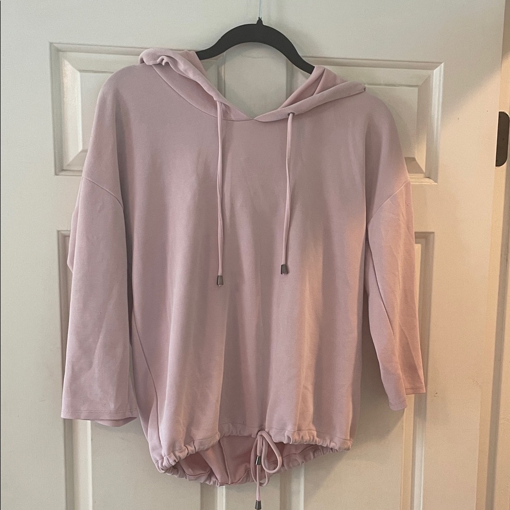 Cable & Gauge Athletic Pink Hoodie Top